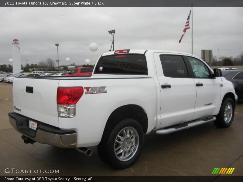 Super White / Black 2011 Toyota Tundra TSS CrewMax