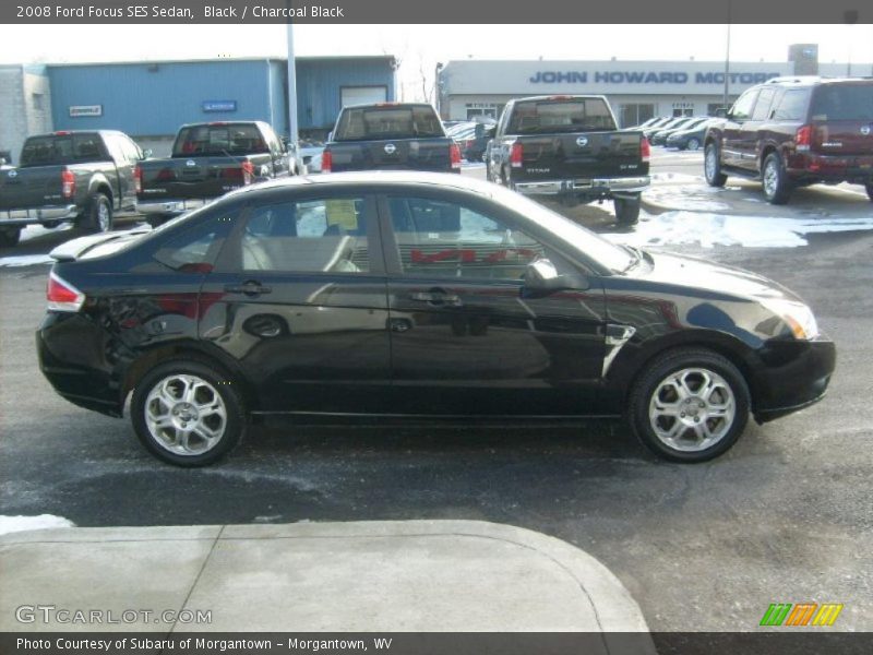 Black / Charcoal Black 2008 Ford Focus SES Sedan