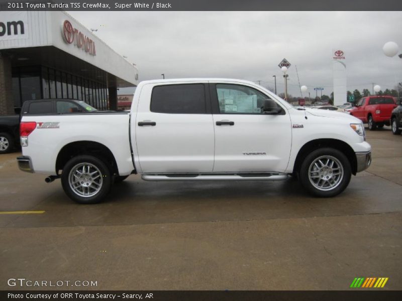 Super White / Black 2011 Toyota Tundra TSS CrewMax