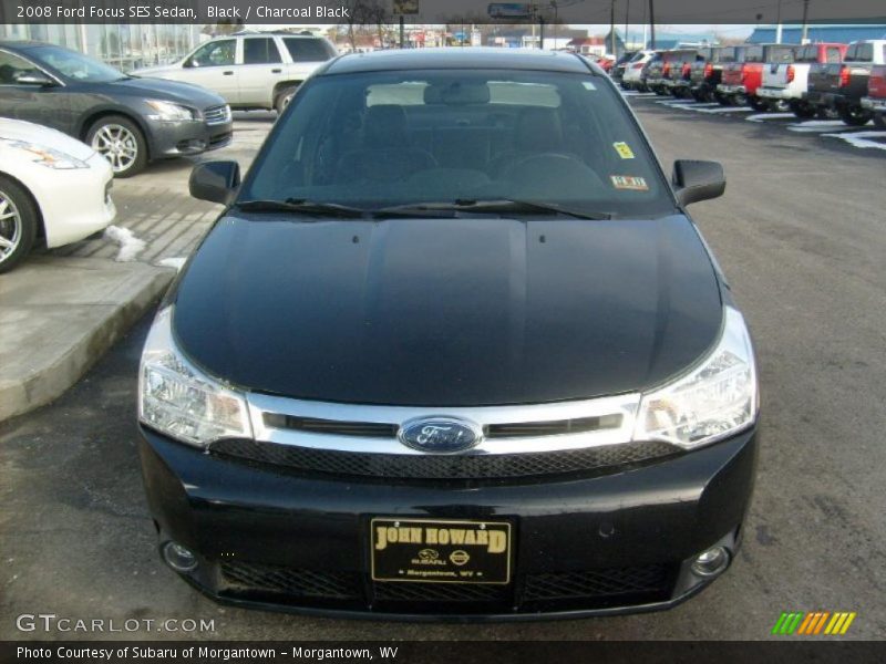 Black / Charcoal Black 2008 Ford Focus SES Sedan