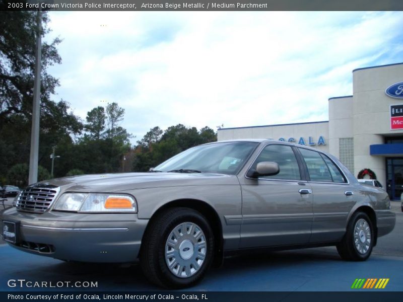 Arizona Beige Metallic / Medium Parchment 2003 Ford Crown Victoria Police Interceptor