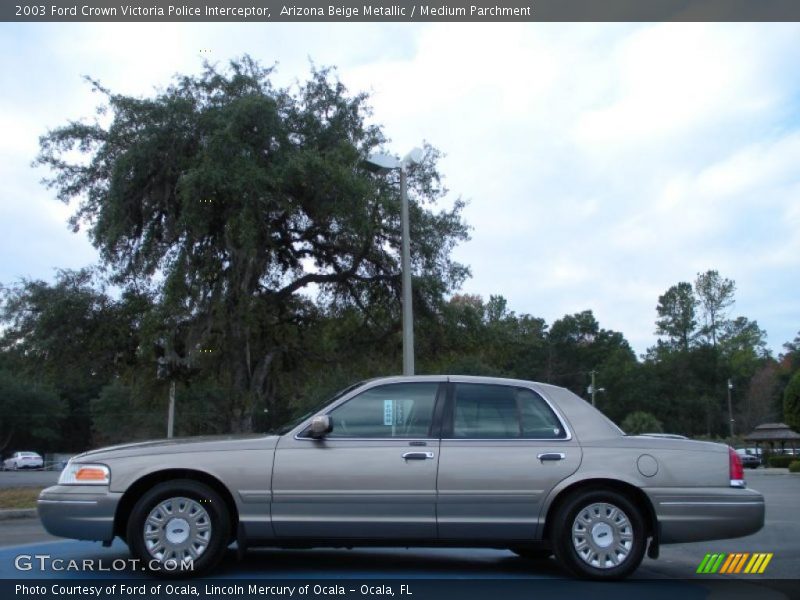 Arizona Beige Metallic / Medium Parchment 2003 Ford Crown Victoria Police Interceptor