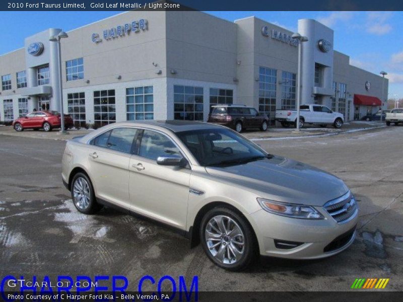 Gold Leaf Metallic / Light Stone 2010 Ford Taurus Limited