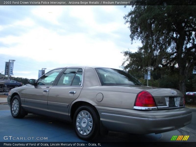 Arizona Beige Metallic / Medium Parchment 2003 Ford Crown Victoria Police Interceptor