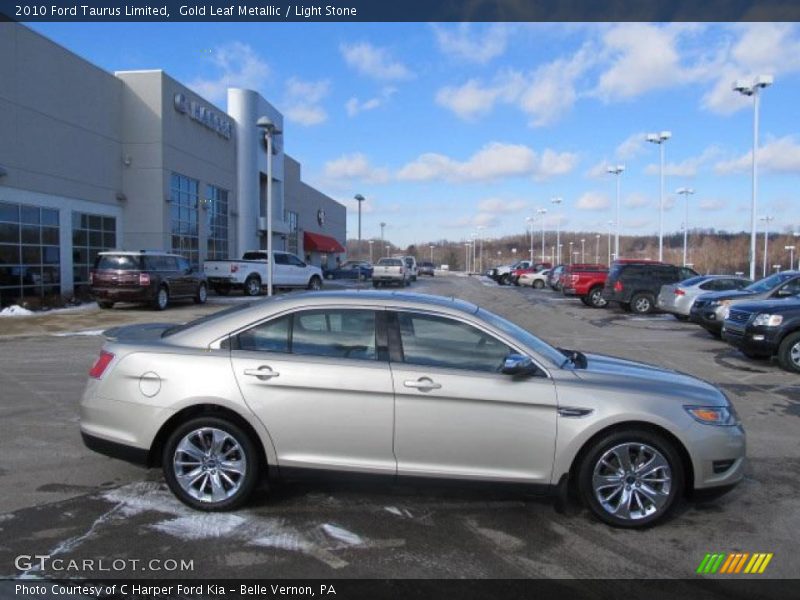 Gold Leaf Metallic / Light Stone 2010 Ford Taurus Limited