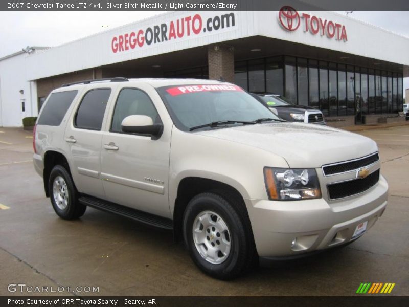 Silver Birch Metallic / Light Cashmere/Ebony 2007 Chevrolet Tahoe LTZ 4x4