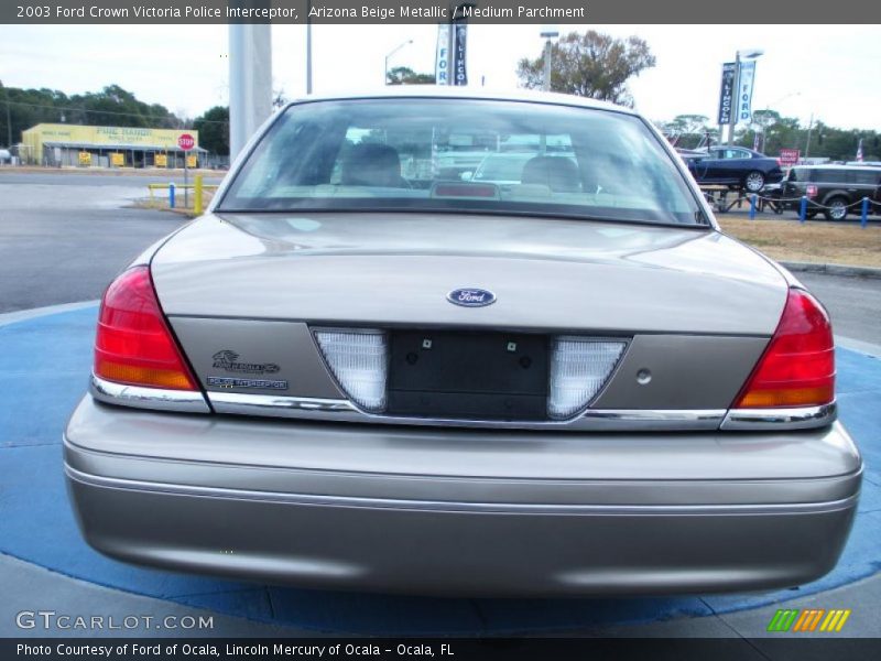 Arizona Beige Metallic / Medium Parchment 2003 Ford Crown Victoria Police Interceptor