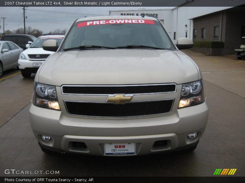 Silver Birch Metallic / Light Cashmere/Ebony 2007 Chevrolet Tahoe LTZ 4x4