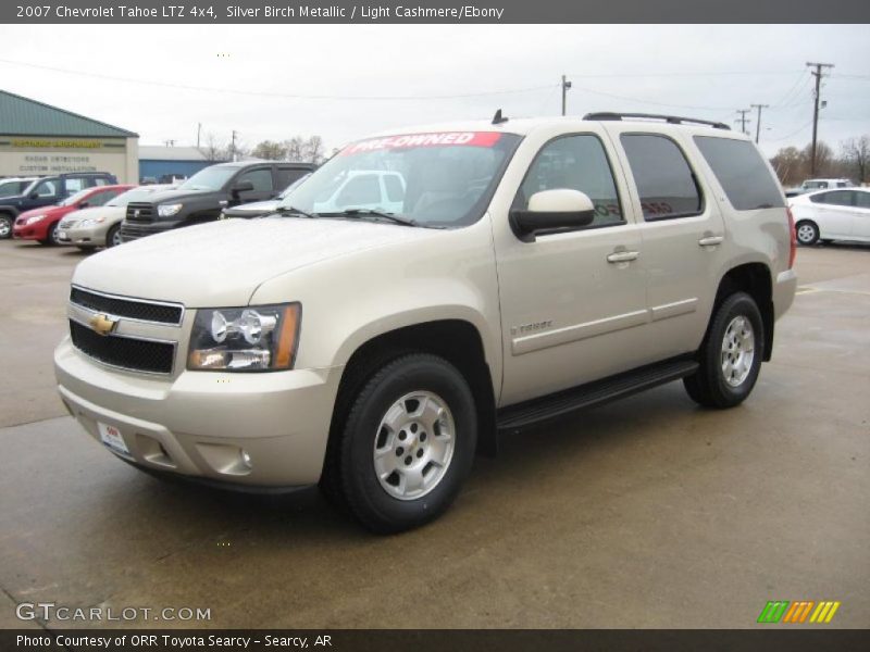 Silver Birch Metallic / Light Cashmere/Ebony 2007 Chevrolet Tahoe LTZ 4x4