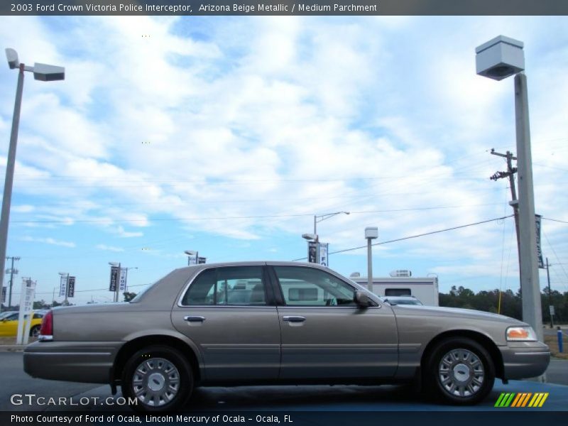 Arizona Beige Metallic / Medium Parchment 2003 Ford Crown Victoria Police Interceptor