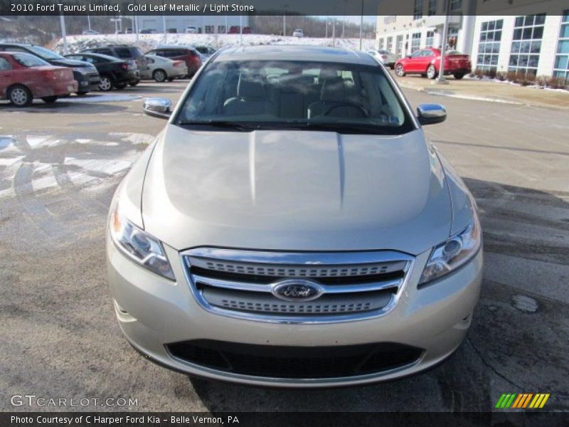 Gold Leaf Metallic / Light Stone 2010 Ford Taurus Limited