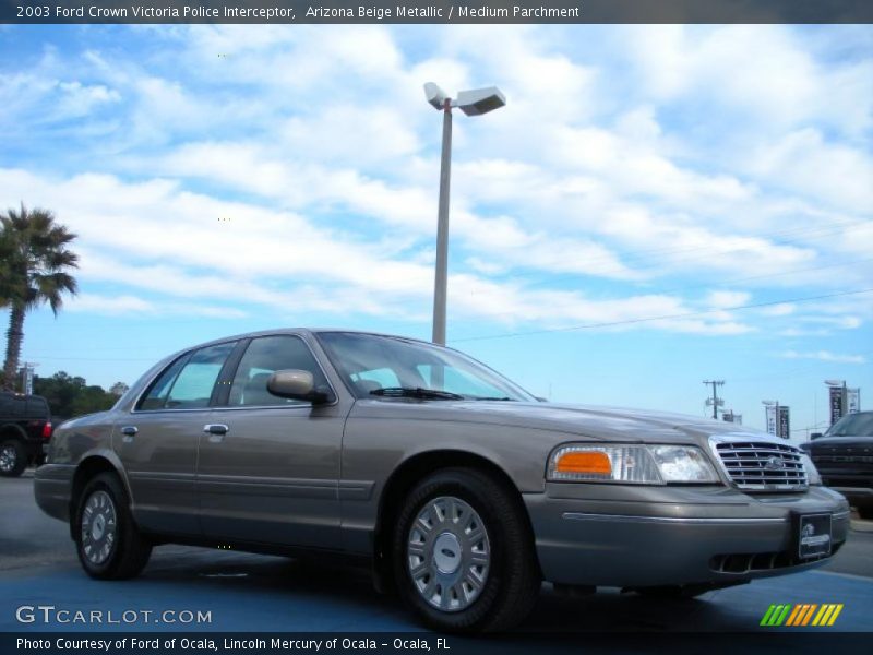Arizona Beige Metallic / Medium Parchment 2003 Ford Crown Victoria Police Interceptor