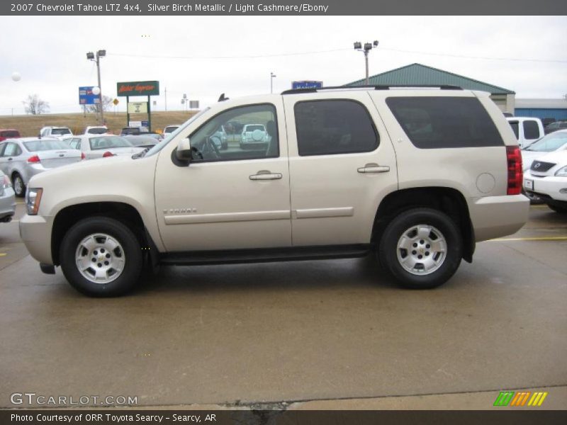 Silver Birch Metallic / Light Cashmere/Ebony 2007 Chevrolet Tahoe LTZ 4x4