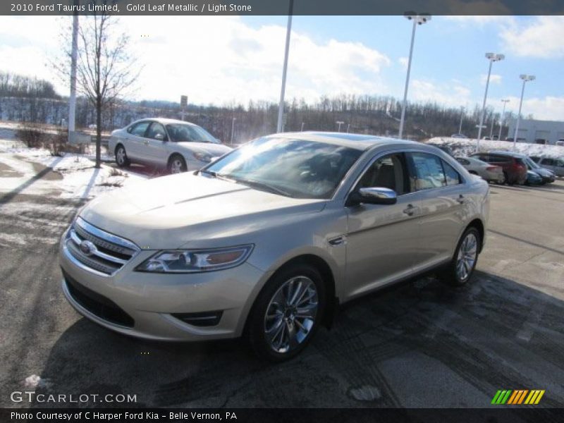 Gold Leaf Metallic / Light Stone 2010 Ford Taurus Limited