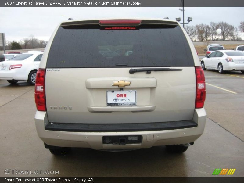 Silver Birch Metallic / Light Cashmere/Ebony 2007 Chevrolet Tahoe LTZ 4x4