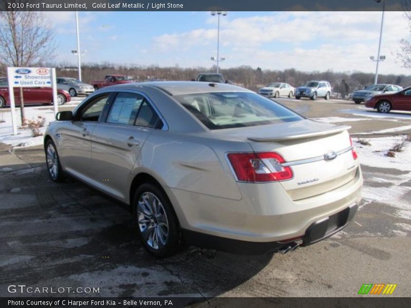 Gold Leaf Metallic / Light Stone 2010 Ford Taurus Limited