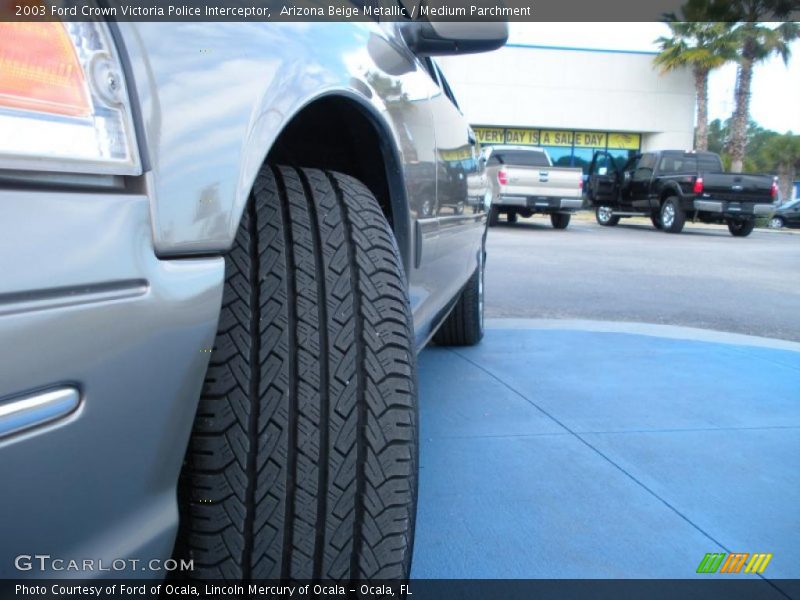 Arizona Beige Metallic / Medium Parchment 2003 Ford Crown Victoria Police Interceptor