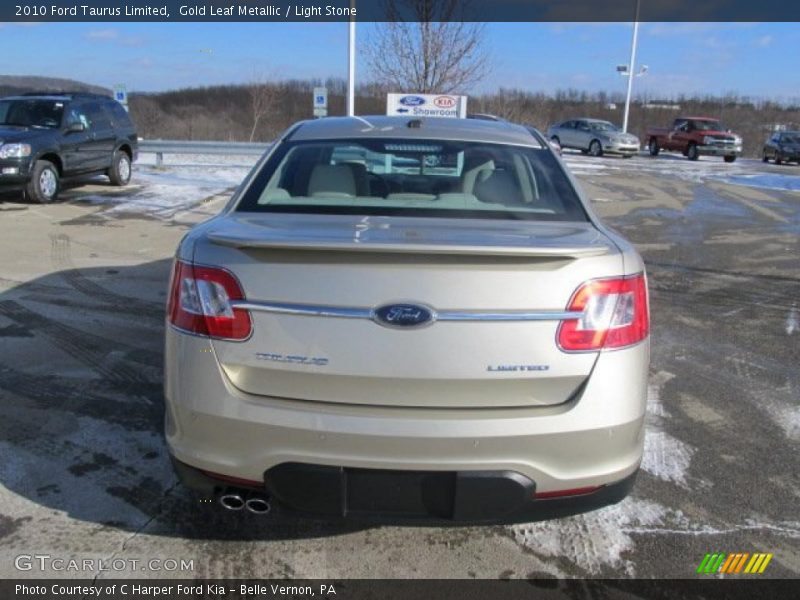 Gold Leaf Metallic / Light Stone 2010 Ford Taurus Limited