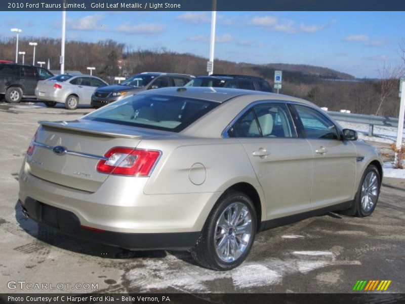 Gold Leaf Metallic / Light Stone 2010 Ford Taurus Limited
