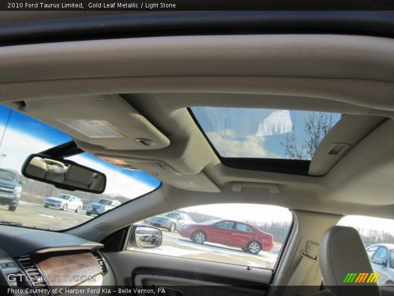 Gold Leaf Metallic / Light Stone 2010 Ford Taurus Limited