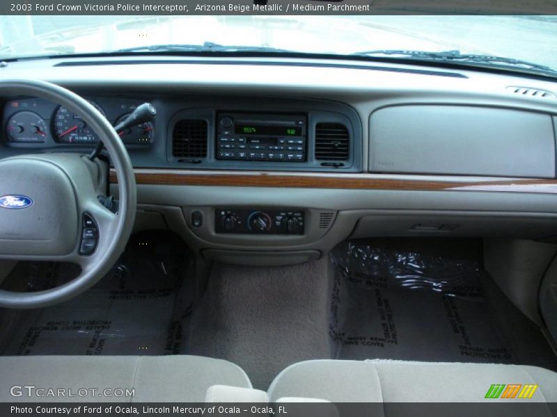Dashboard of 2003 Crown Victoria Police Interceptor