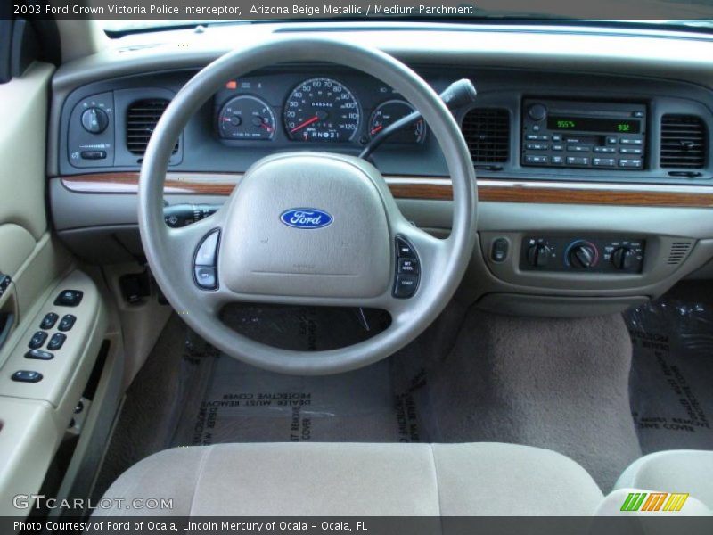Dashboard of 2003 Crown Victoria Police Interceptor