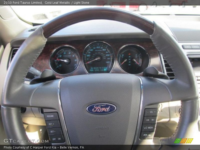 Gold Leaf Metallic / Light Stone 2010 Ford Taurus Limited