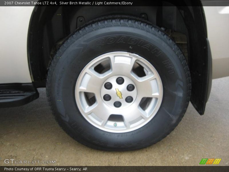 Silver Birch Metallic / Light Cashmere/Ebony 2007 Chevrolet Tahoe LTZ 4x4