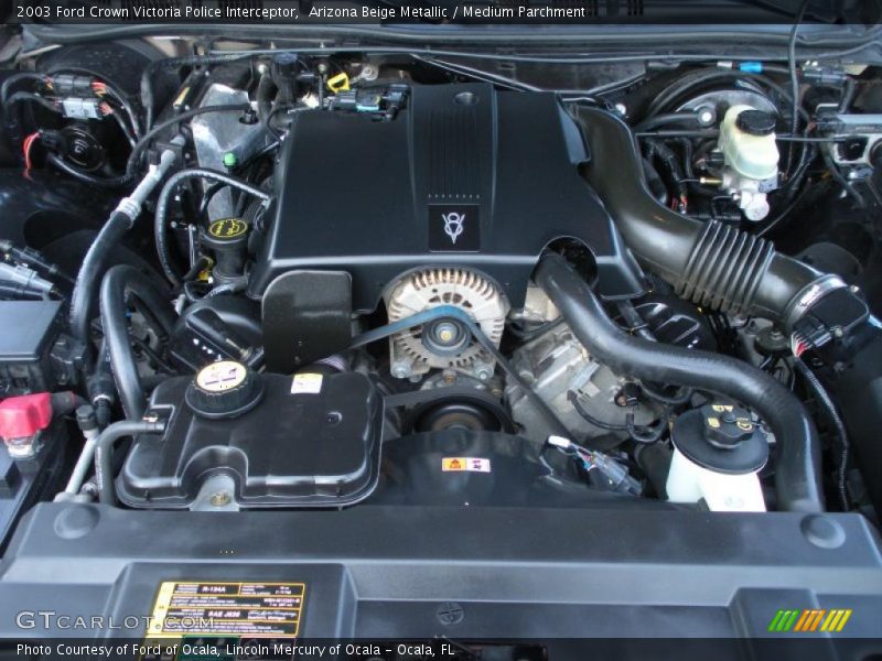  2003 Crown Victoria Police Interceptor Engine - 4.6 Liter SOHC 16-Valve V8
