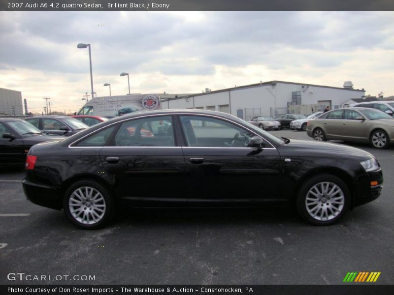 Brilliant Black / Ebony 2007 Audi A6 4.2 quattro Sedan