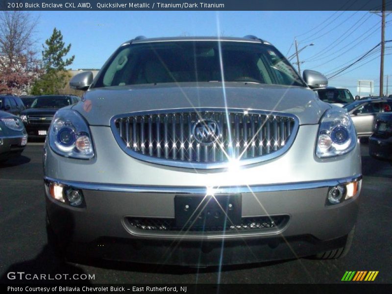 Quicksilver Metallic / Titanium/Dark Titanium 2010 Buick Enclave CXL AWD