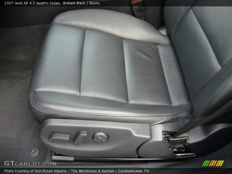  2007 A6 4.2 quattro Sedan Ebony Interior