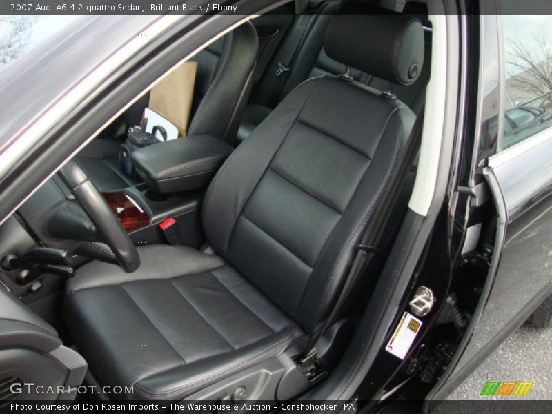  2007 A6 4.2 quattro Sedan Ebony Interior
