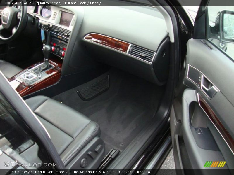  2007 A6 4.2 quattro Sedan Ebony Interior