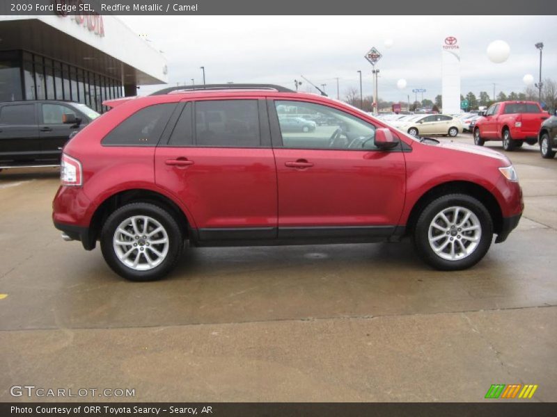 Redfire Metallic / Camel 2009 Ford Edge SEL