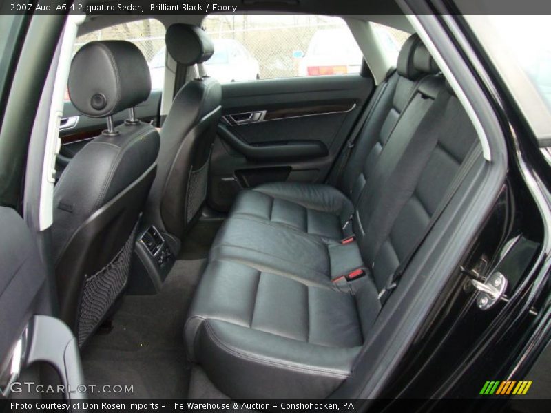  2007 A6 4.2 quattro Sedan Ebony Interior