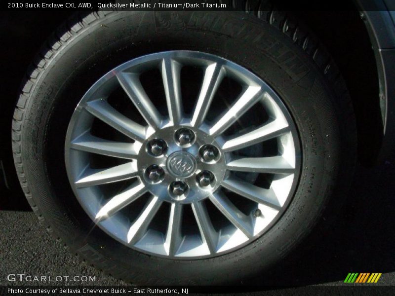 Quicksilver Metallic / Titanium/Dark Titanium 2010 Buick Enclave CXL AWD