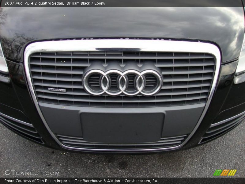 Brilliant Black / Ebony 2007 Audi A6 4.2 quattro Sedan