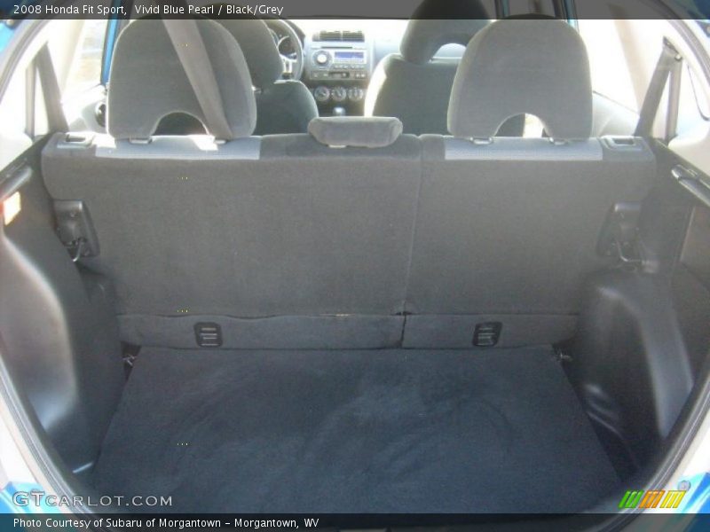 Vivid Blue Pearl / Black/Grey 2008 Honda Fit Sport