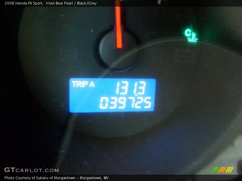 Vivid Blue Pearl / Black/Grey 2008 Honda Fit Sport