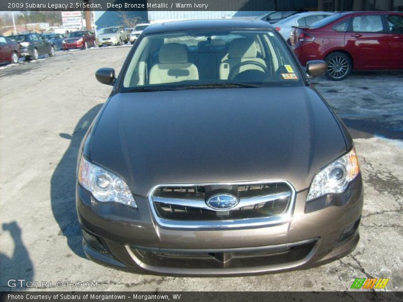 Deep Bronze Metallic / Warm Ivory 2009 Subaru Legacy 2.5i Sedan