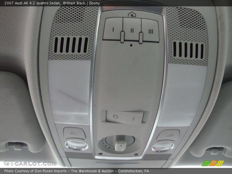 Brilliant Black / Ebony 2007 Audi A6 4.2 quattro Sedan