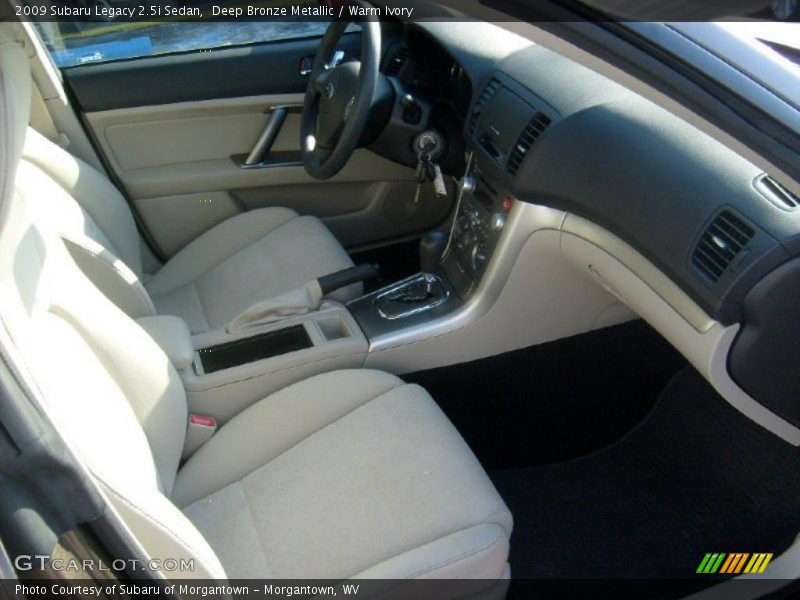 Deep Bronze Metallic / Warm Ivory 2009 Subaru Legacy 2.5i Sedan
