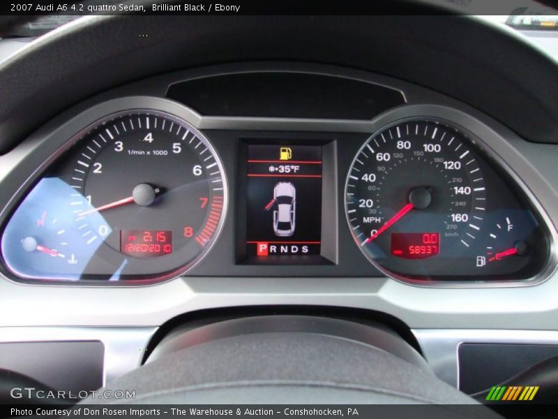  2007 A6 4.2 quattro Sedan 4.2 quattro Sedan Gauges