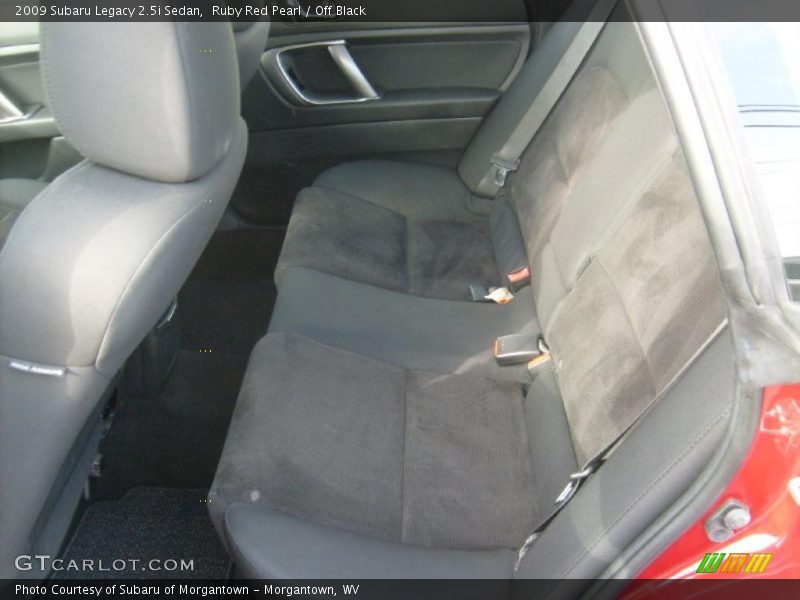 Ruby Red Pearl / Off Black 2009 Subaru Legacy 2.5i Sedan