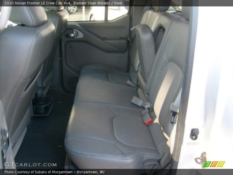 Radiant Silver Metallic / Steel 2010 Nissan Frontier LE Crew Cab 4x4