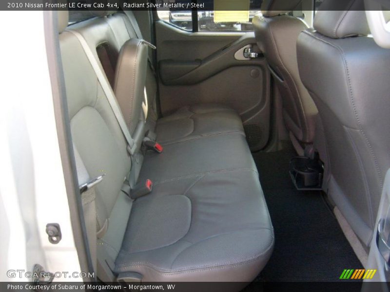 Radiant Silver Metallic / Steel 2010 Nissan Frontier LE Crew Cab 4x4