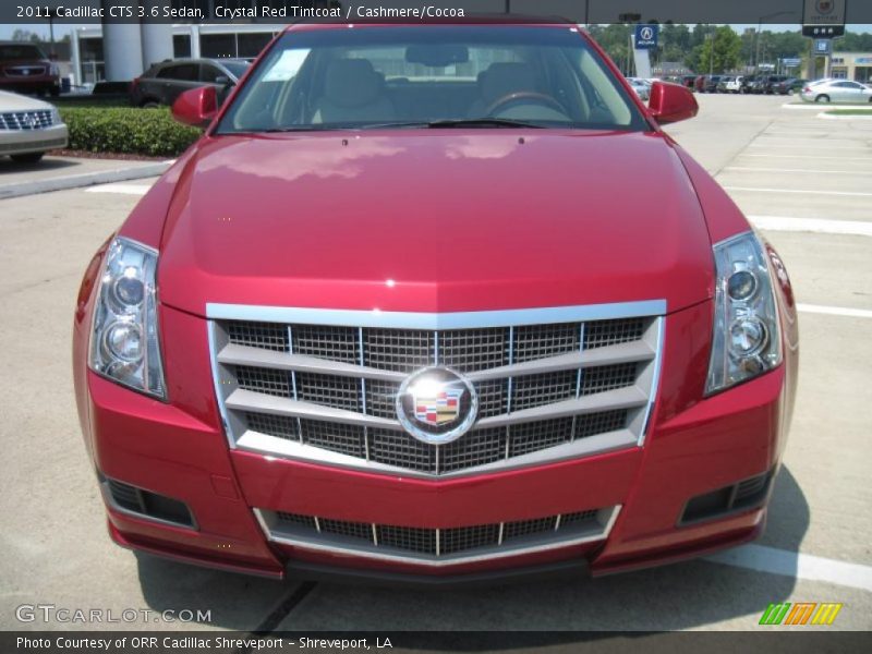 Crystal Red Tintcoat / Cashmere/Cocoa 2011 Cadillac CTS 3.6 Sedan