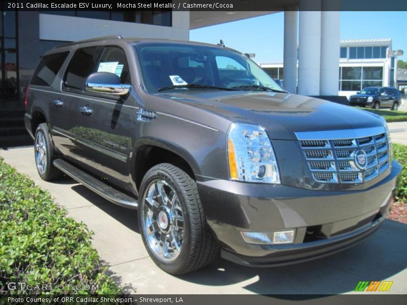 Front 3/4 View of 2011 Escalade ESV Luxury