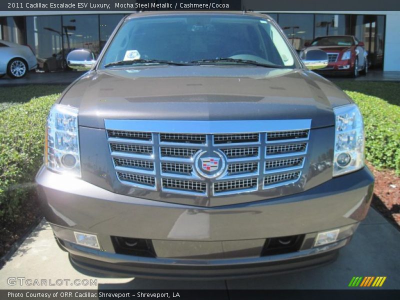 Mocha Steel Metallic / Cashmere/Cocoa 2011 Cadillac Escalade ESV Luxury